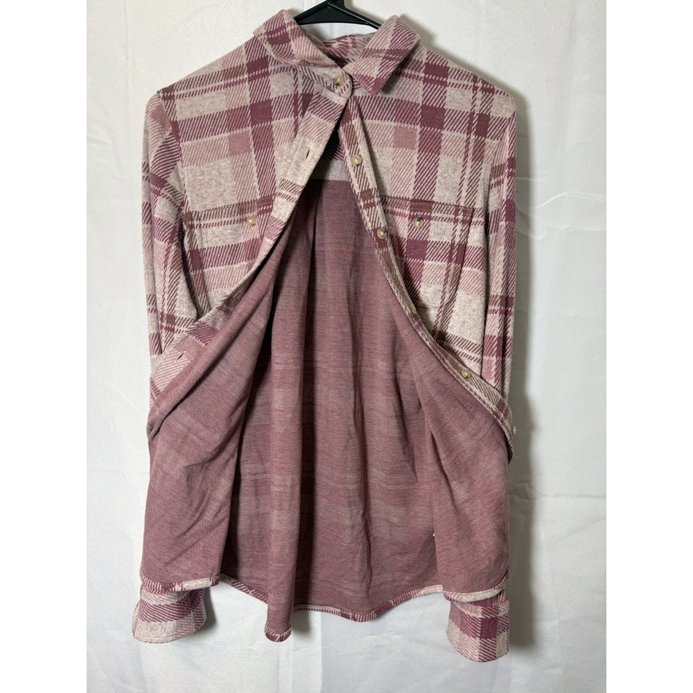 Faherty Womens Size Small The Legend Shirt In Pink Plaid Cottagecore - Picture 9 of 15